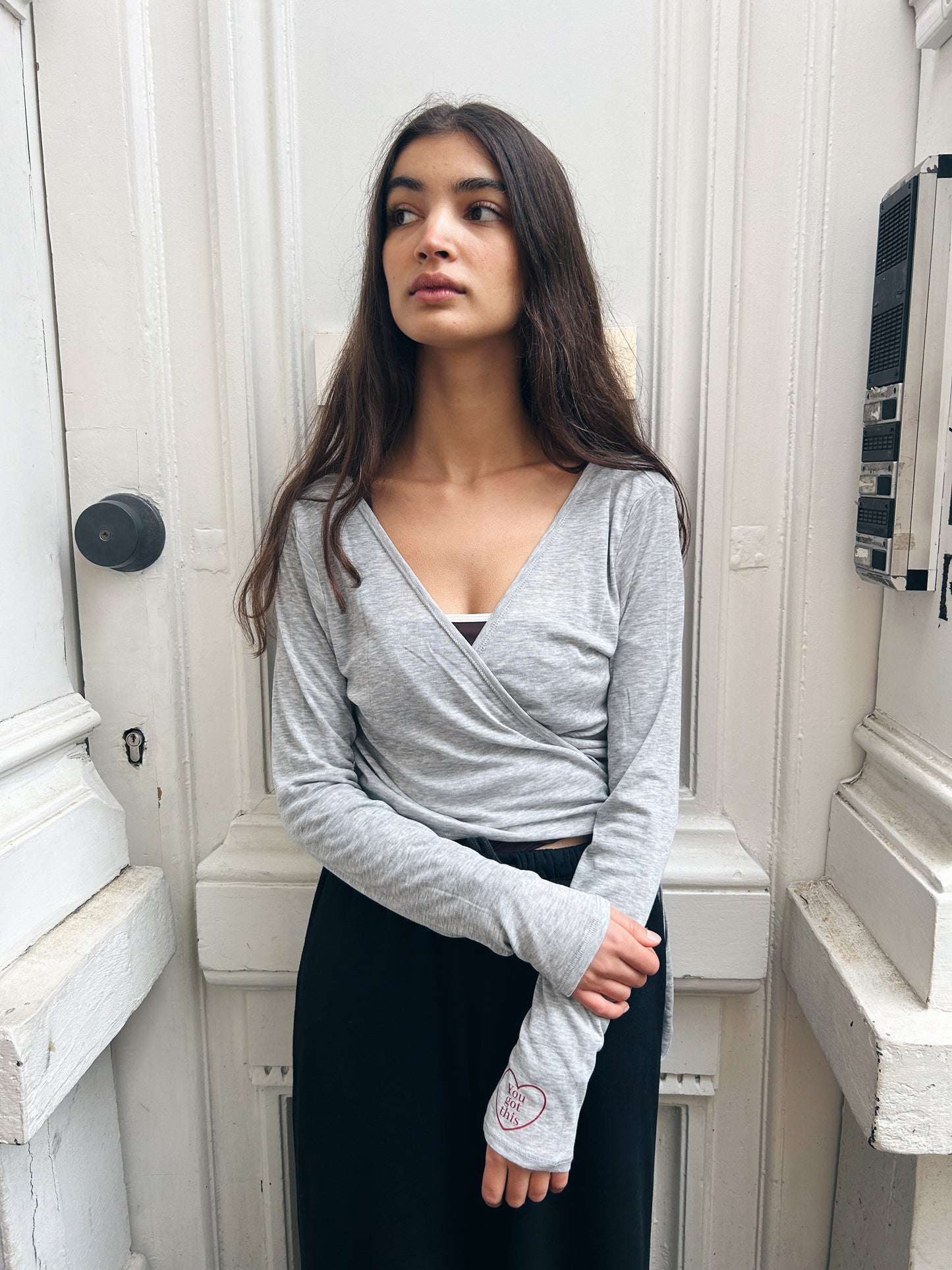 Ballet wrap blouse