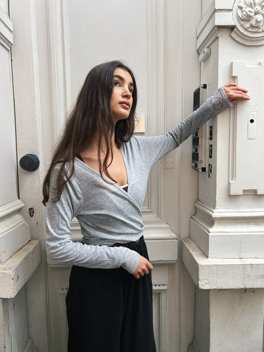 Ballet wrap blouse
