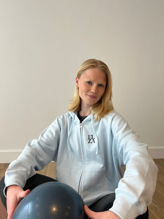 Cute girls do pilates