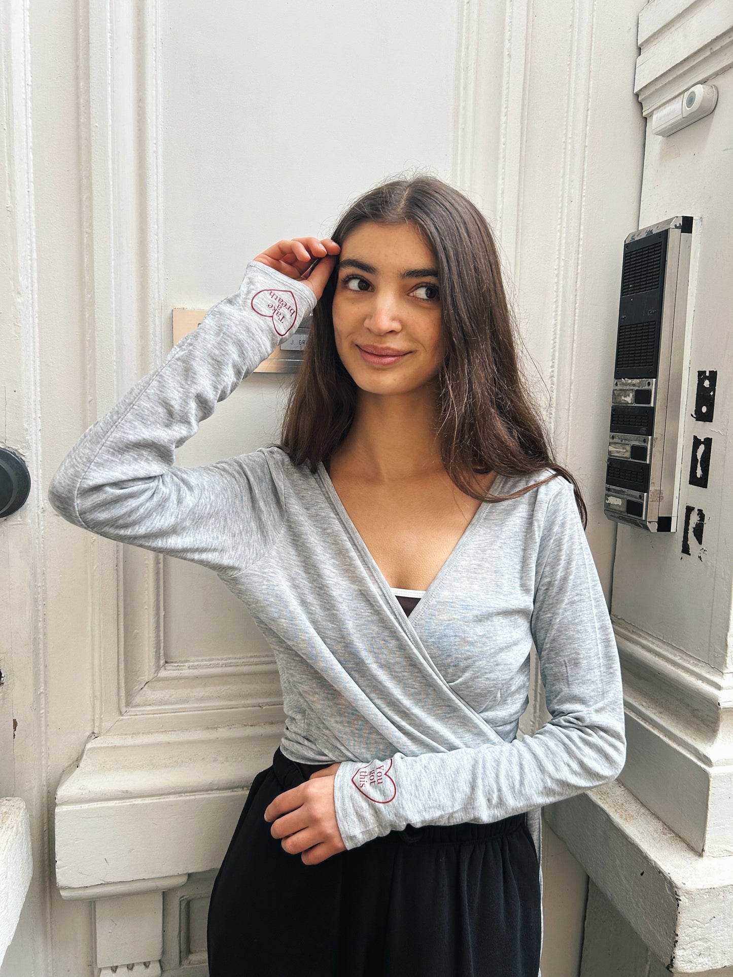Ballet wrap blouse