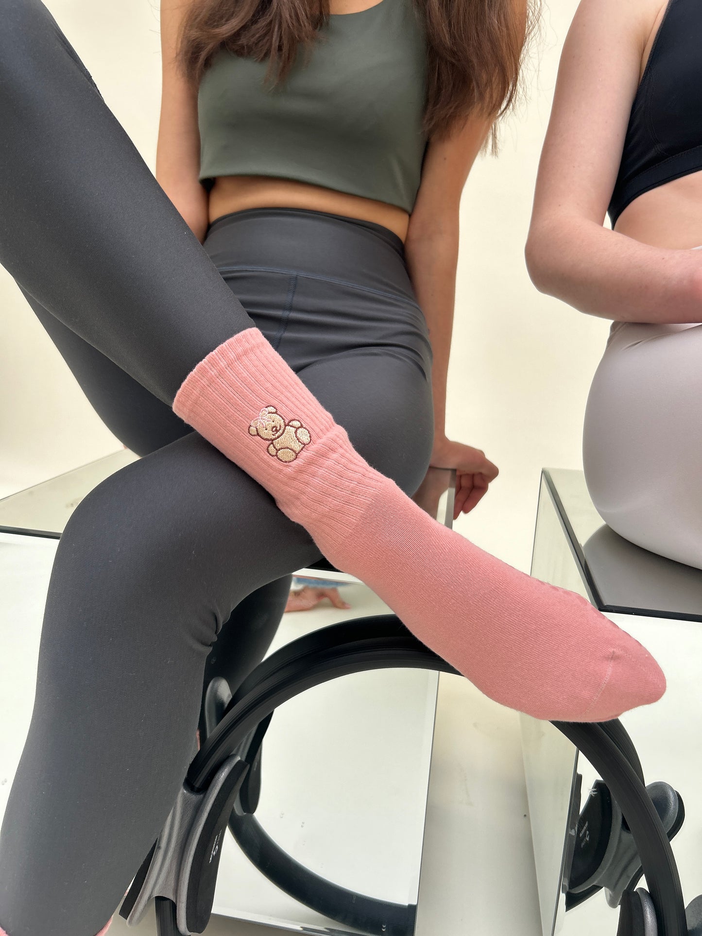 Baby bear pink (grip socks)