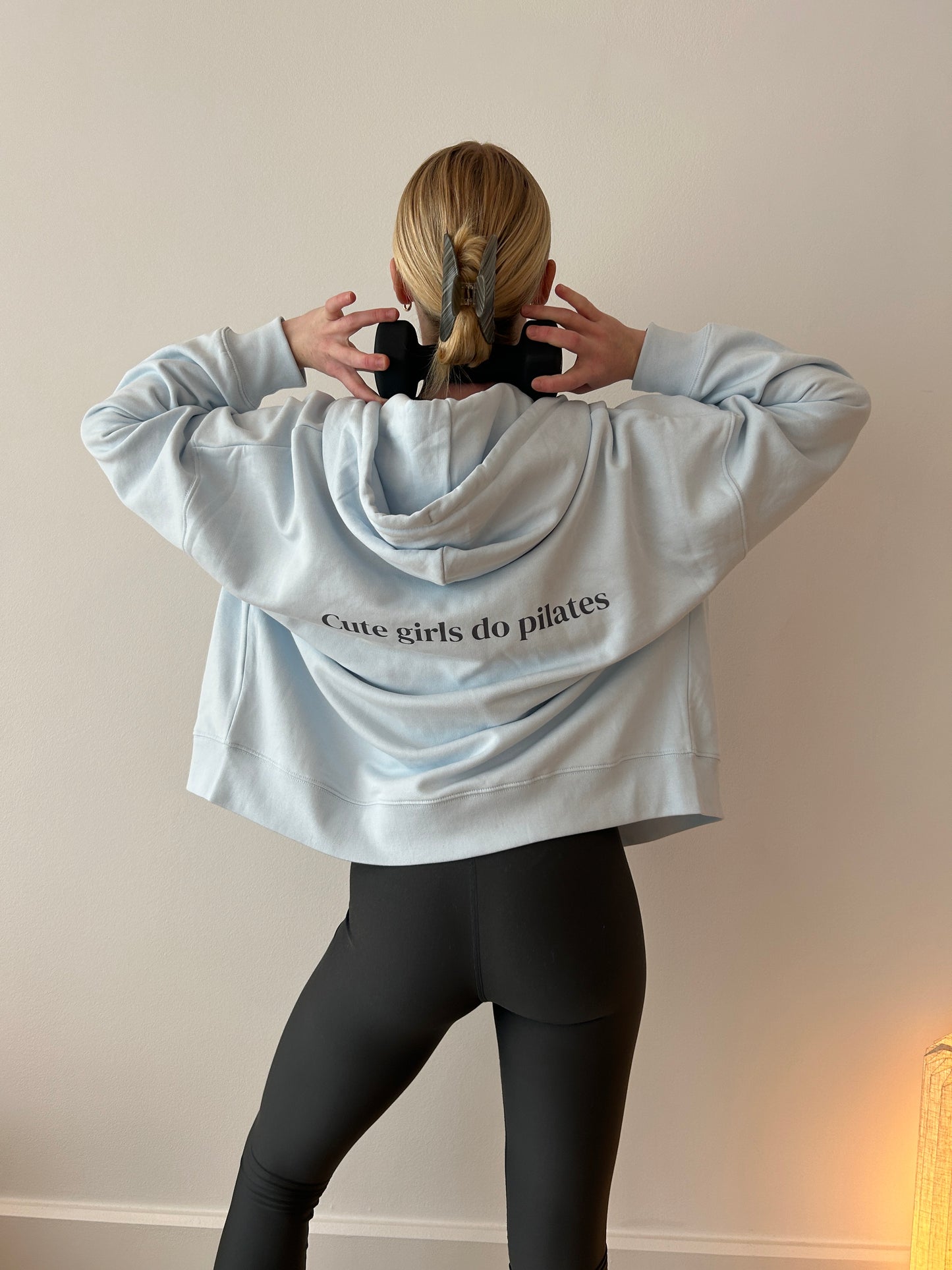 Cute girls do pilates